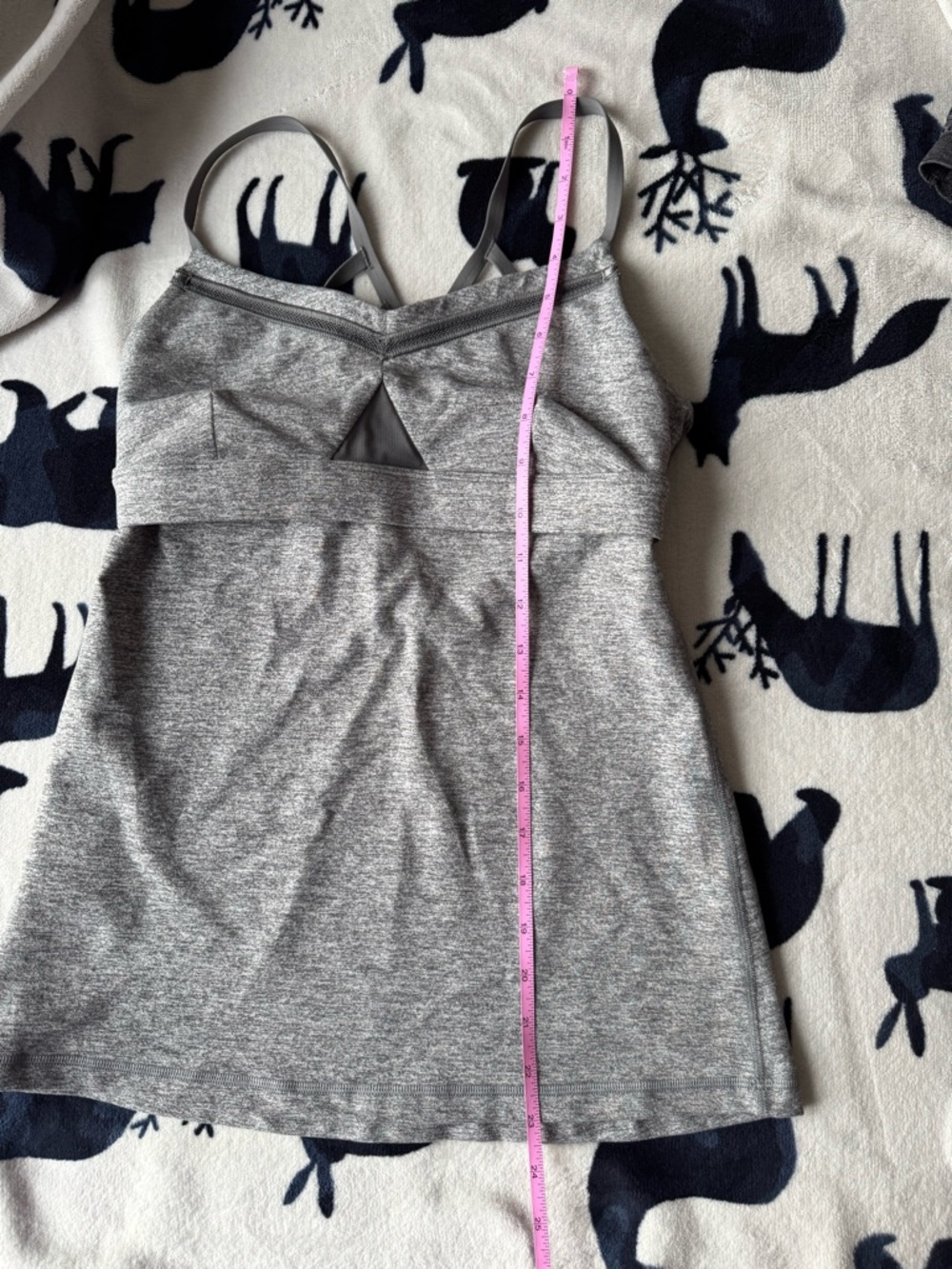Lululemon Just Breathe Tank Size 6 Heathered Slate / Slate - Picture 11 of 11